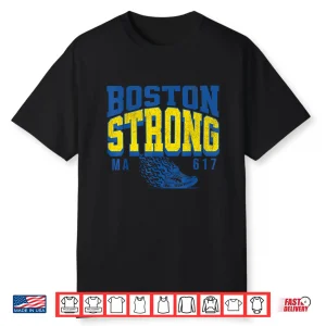 Boston Strong Massachusetts Runners Club Marathon Running Shirt