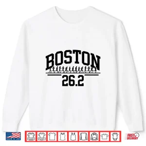 Sweatshirt Boston 26.2 Running Marathon Finisher Celebration Runner Run Shirt