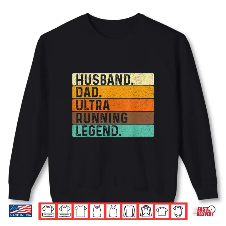 Sweatshirt Husband Dad Ultra Running Ultramarathon Mountain Runner Shirt