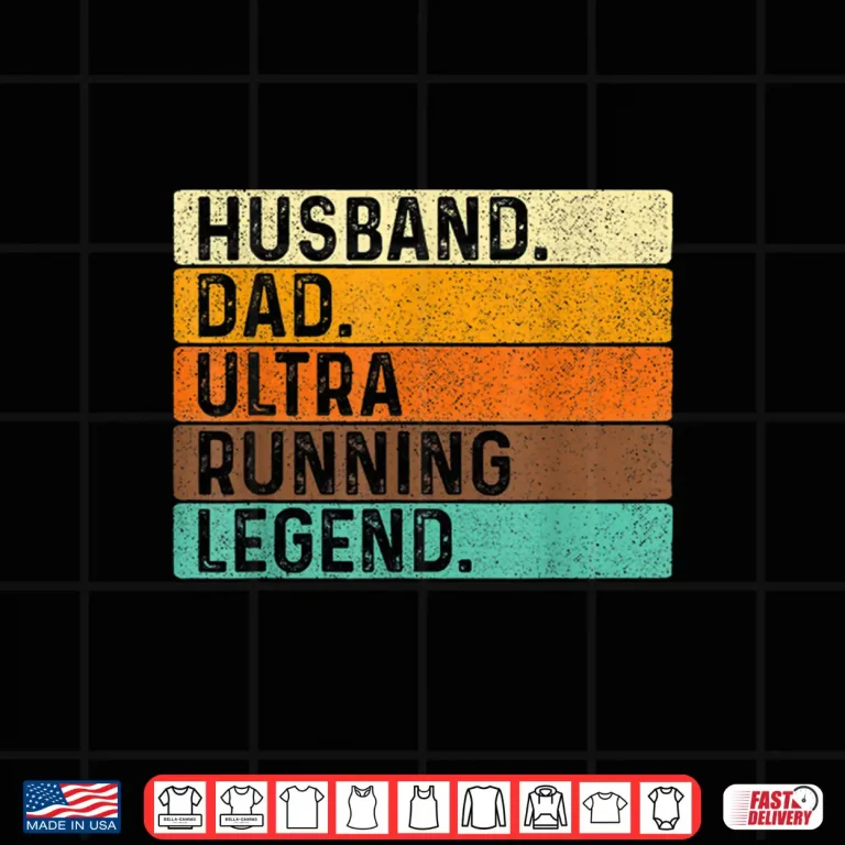 Design Husband Dad Ultra Running Ultramarathon Mountain Runner Shirt