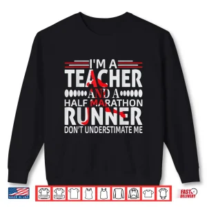 Sweatshirt Marathoner tee half marathon womens first half marathon Shirt