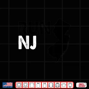 Design New Jersey Marathon Shirt Run NJ Shirt