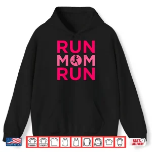 Hoodie Run Mom Run Half Marathon Runner Running Lover Graphic Shirt