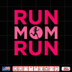 Design Run Mom Run Half Marathon Runner Running Lover Graphic Shirt