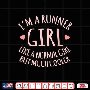 Design Runner Girl Half Marathon Running Lover Graphic Shirt