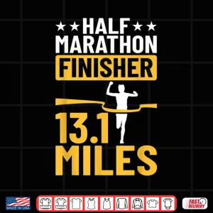 Design Running Half Marathon Finisher Half Marathoner Half Marathon Shirt