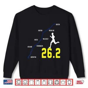 Sweatshirt Boston 2024 Marathon Runner 26.2 Miles Shirt