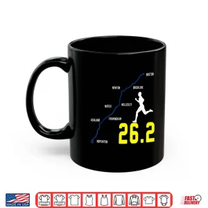 Mug Boston 2024 Marathon Runner 26.2 Miles Shirt