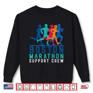 Sweatshirt 2024 Marathon Boston Support Crew Marathon Boston Runner Shirt