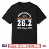 First Marathon 26.2 Club Marathoner Retro Runner Shirt