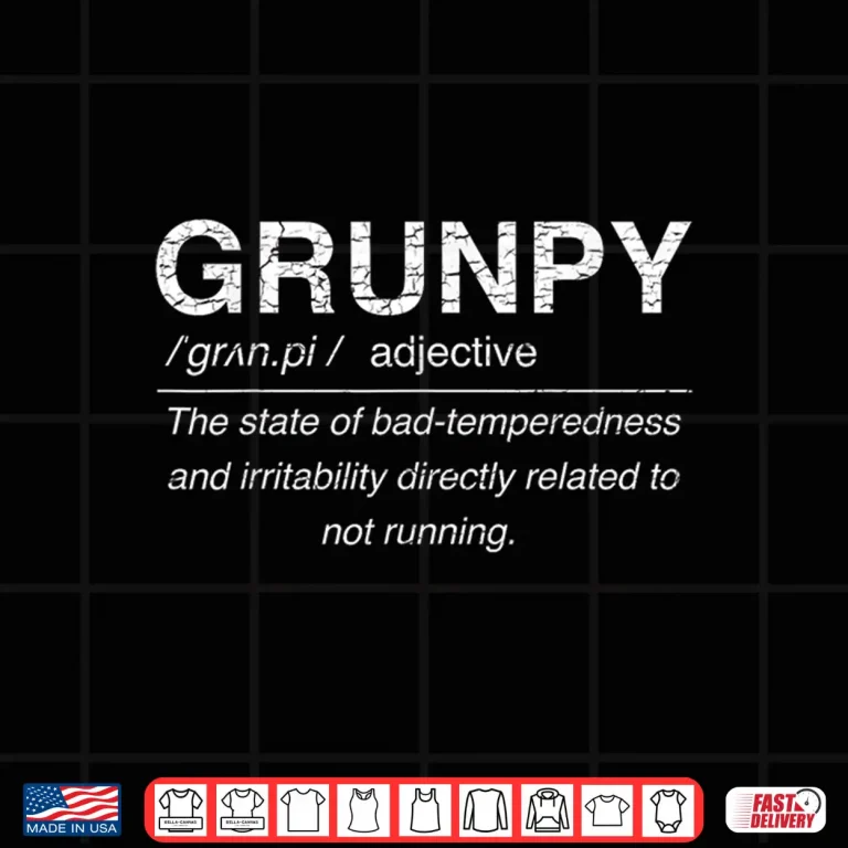 Design Grunpy Definition Runner Tee Running 26.2 Marathon Funny Shirt