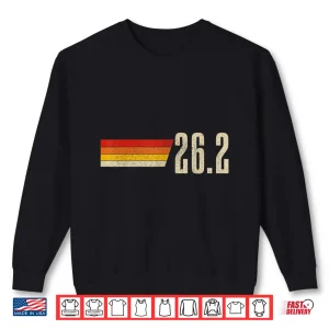 Sweatshirt Marathon Running Vintage 26.2 Miles Retro Marathon Runner Shirt