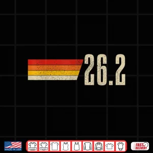 Design Marathon Running Vintage 26.2 Miles Retro Marathon Runner Shirt