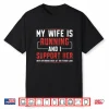 My Wife Is Running And I Support Her Runner Marathon Apparel Shirt