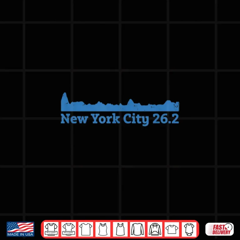 Run New York City Elevation Map 26.2 Nyc T Shirt 3 Design Run New York City Elevation Map 26.2 NYC T Shirt