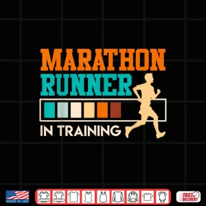 Design Runner MARATHON RUNNER IN TRAINING Funny Marathon Shirt