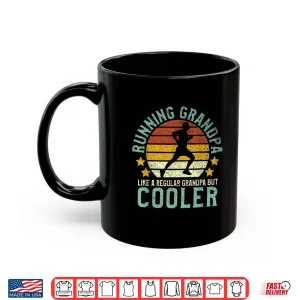 Mug Running Grandpa Funny Grandfather 5k Marathon Runner Gift Shirt