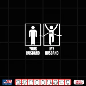 Design Running Your Husband My Husband Funny Wife Marathon Shirt