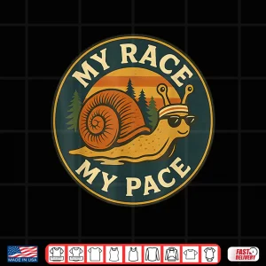 Design Slow Runner Funny Snail Running Club 5K Race Half Marathon Shirt