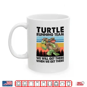 Mug Turtle and Rabbit Running Team Running Marathon Day Shirt