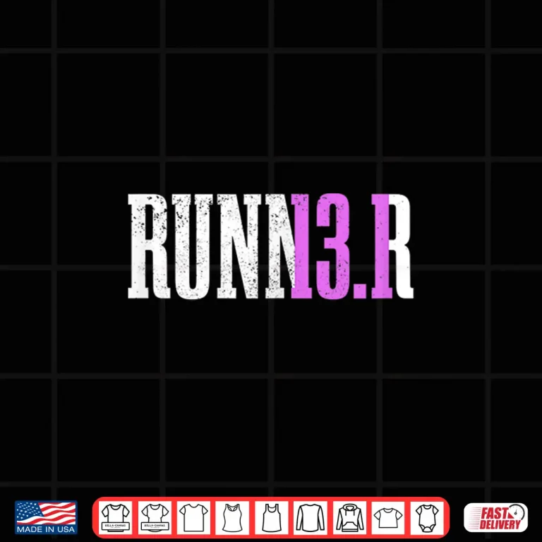 Design Womens Runner Half Marathon 13.1 Miles Running Marathoner Shirt