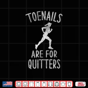 Design Funny Female Runner Toenails Joke Running Enthusiasts Shirt