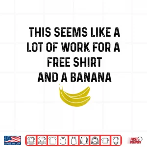 Design Funny Marathon Running Free Banana Marathoner Runner Shirt