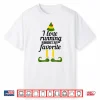 I Love Running Running’S My Favorite Funny Christmas Tshirt
