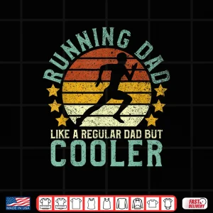 Design Mens Running Dad Funny Marathon Runner Fathers Day Gift Shirt