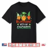 Running With My Gnomies St Patrick Day Shamrock Gnome Shirt