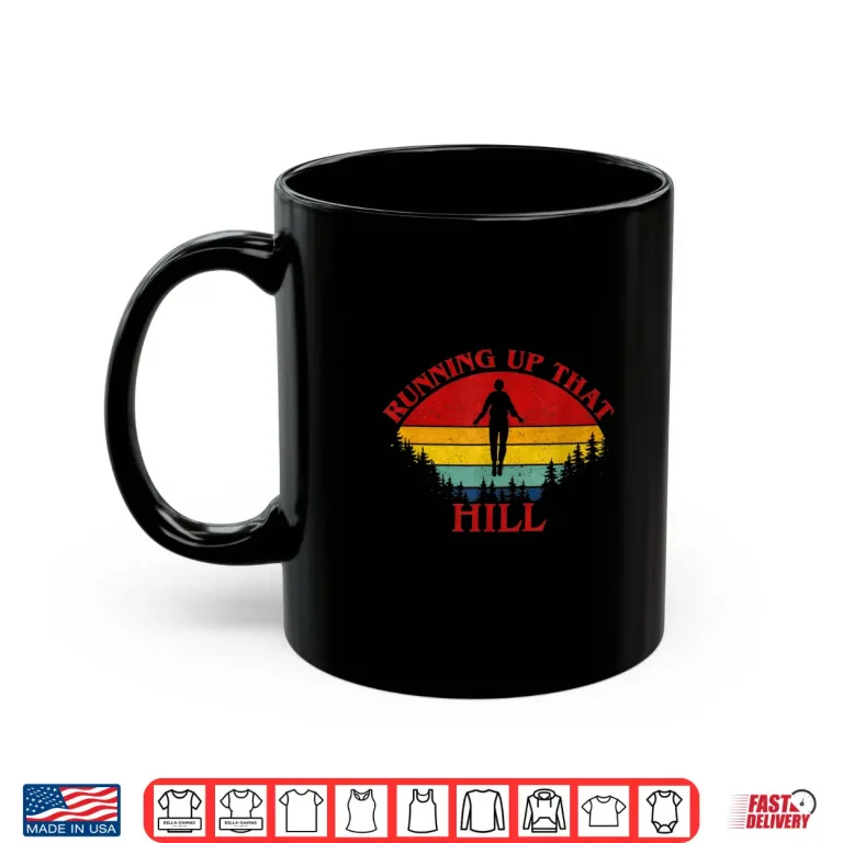 Mug Running up that hill 80s Runner Lover Shirt