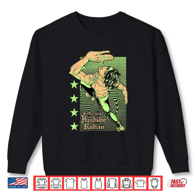 Sweatshirt Thus Spoke Kishibe Rohan Running Clashing Colors Shirt