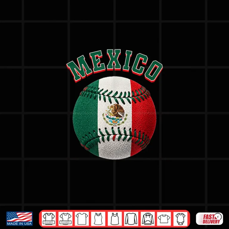 Design MEX Mexican Flag Beisbol Team Gear Mexico Baseball Player MX Shirt