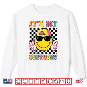 Sweatshirt Groovy Its My Birthday Girls Women Teens Kid Bday Flower Shirt