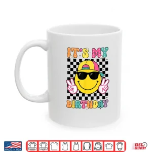 Mug Groovy Its My Birthday Girls Women Teens Kid Bday Flower Shirt