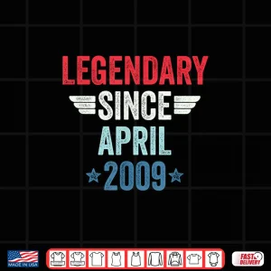 Design Legendary Since April 2009 Shirt