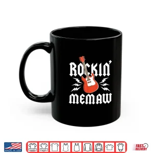 Mug Memaw Rockin One Birthday Family Matching Rock Guitar Shirt