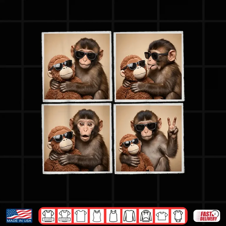 Design Panchi Kun Viral Video Meme Baby Monkey Punch Photobooth Shirt