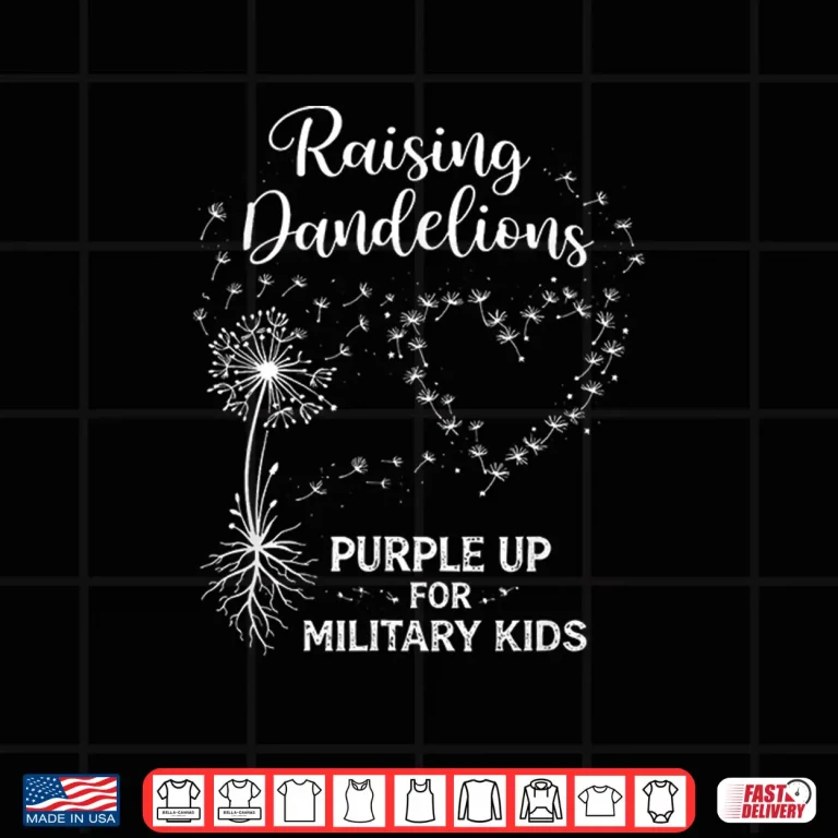 Purple Up For Military Kids Month Of The Military Child Shirt 4 Design Purple Up for Military Kids Month of The Military Child Shirt