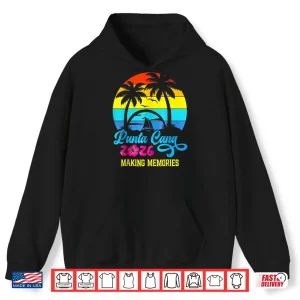 Hoodie Family Vacation 2026 Dominican Republic Punta Cana Vacation Shirt