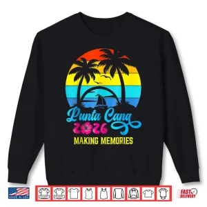 Sweatshirt Family Vacation 2026 Dominican Republic Punta Cana Vacation Shirt