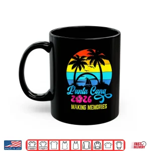 Mug Family Vacation 2026 Dominican Republic Punta Cana Vacation Shirt