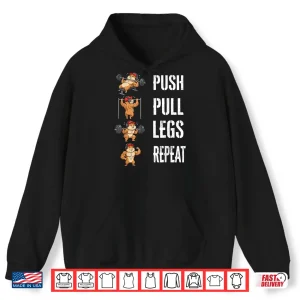 Hoodie Funny Gym Rat Fitness Workout Training Bodybuilding Cycle Shirt