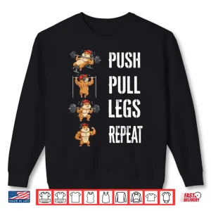 Sweatshirt Funny Gym Rat Fitness Workout Training Bodybuilding Cycle Shirt