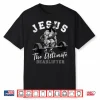 Jesus The Ultimate Deadlifter Funny Christian Workout Gym Shirt