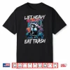 Lift Heavy Eat Trash Weightlifting Bodybuilding Gym Raccoon Shirt