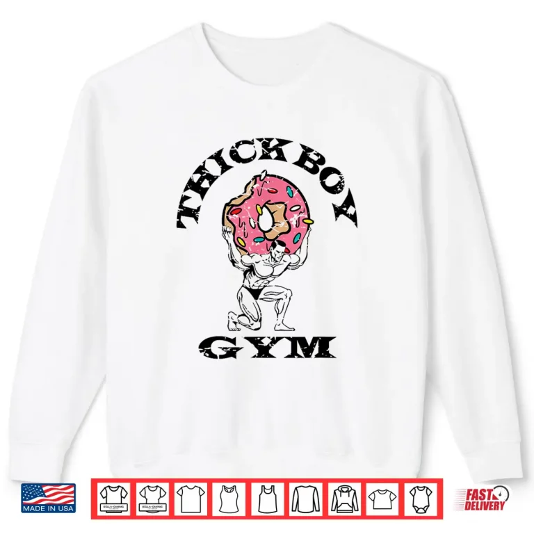 Sweatshirt Thick Boy Gym Club Distressed Retro Old School Bodybuilding Shirt