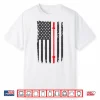 Us American Flag Fitness Gym Barbell Powerlifting Patriotic Shirt