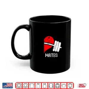 Mug Swole Mates Couples Matching Gym Funny Tee Weightlifting Shirt