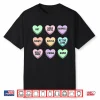 Valentines Day Candy Heart Bodybuilding Fitness Conversation Shirt